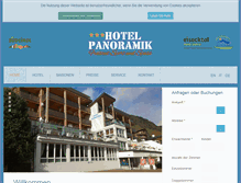 Tablet Screenshot of hotelpanoramik.com
